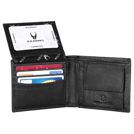 OLIVER RFID Protected Leather Wallet for Men - WILDHORN