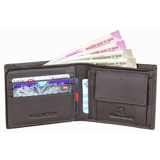 OLIVER RFID Protected Leather Wallet for Men - WILDHORN