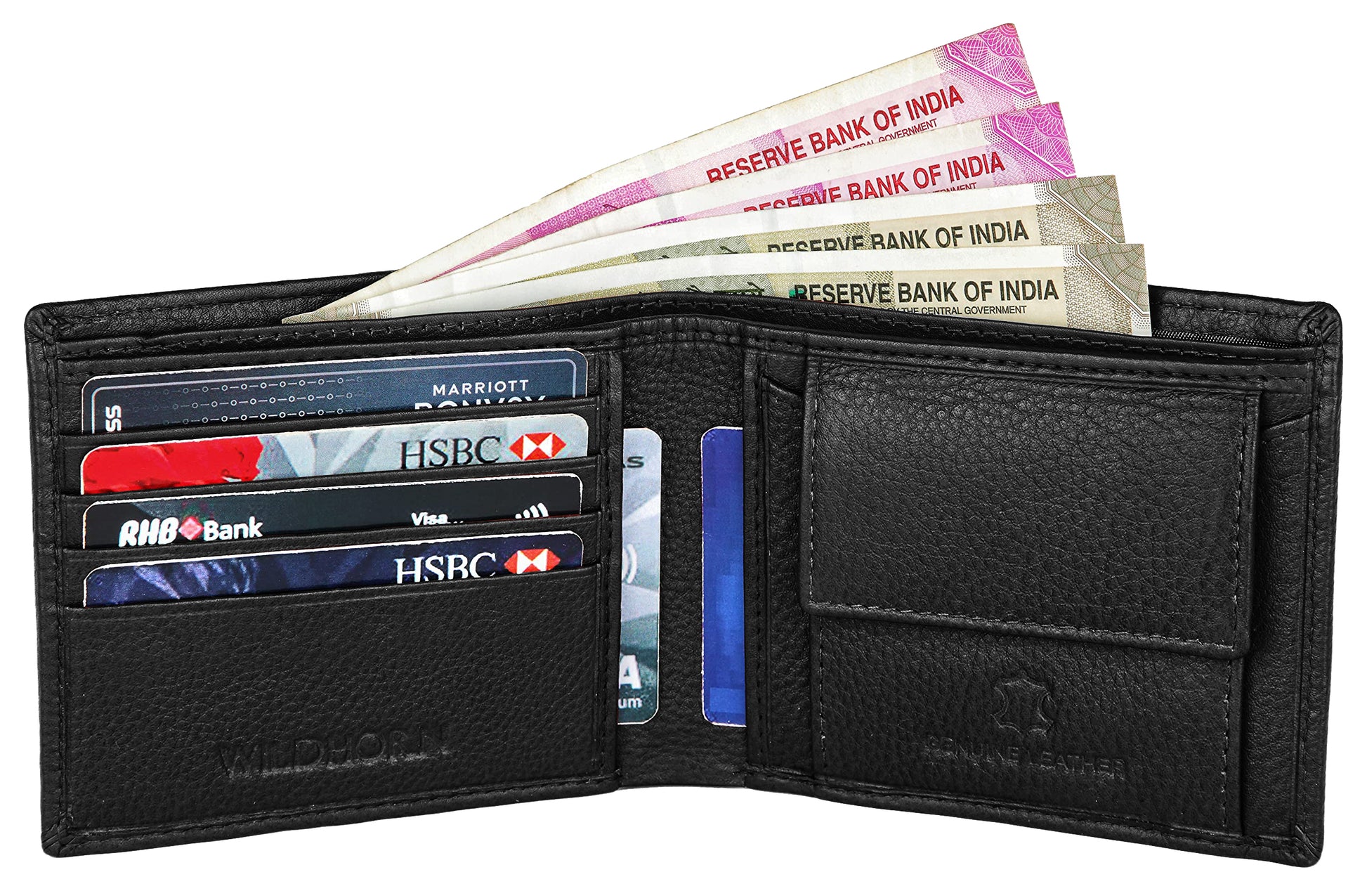 ORLANDO RFID Protected Leather Wallet for Men - WILDHORN