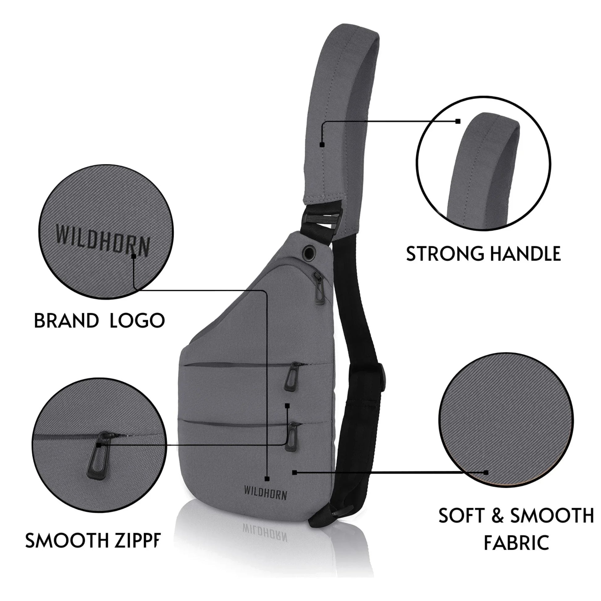 OSAWA Crossbody Shoulder Chest Bag for Men & Women - WILDHORN