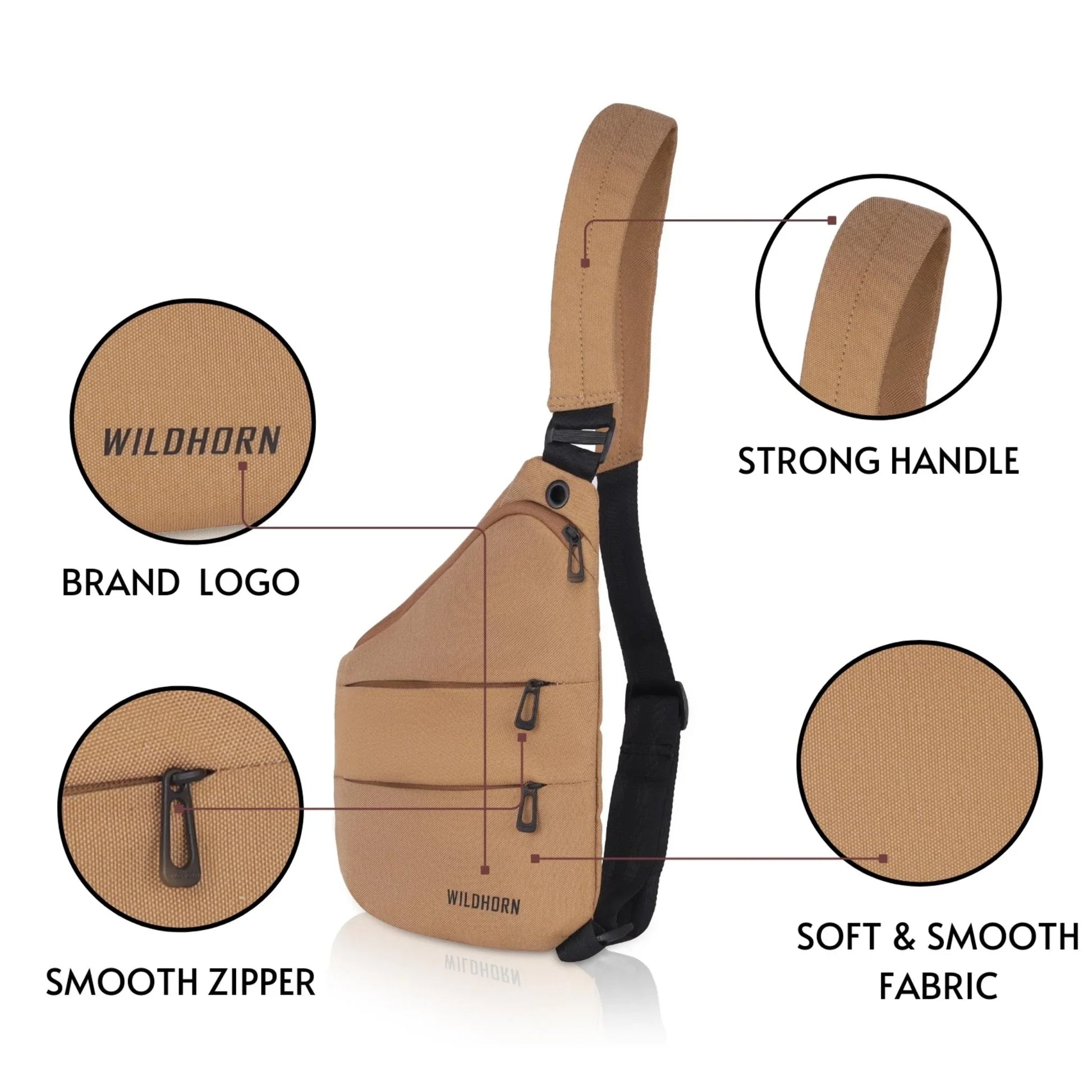 OSAWA Crossbody Shoulder Chest Bag for Men & Women - WILDHORN