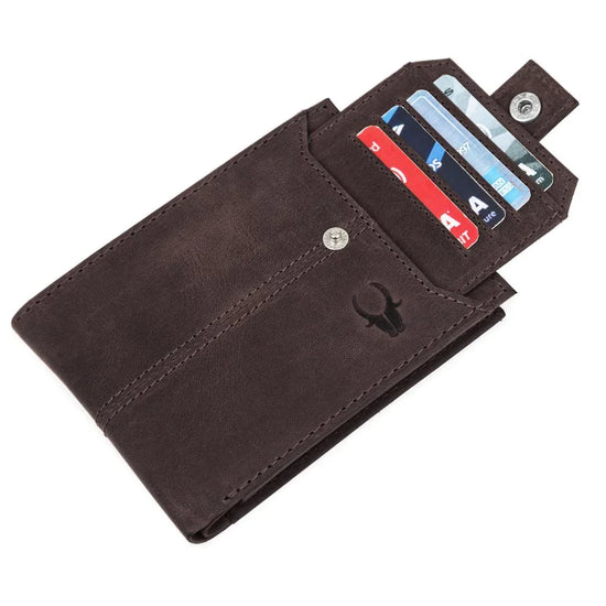 OSCAR RFID Protected Green Hunter Leather Wallet for Men - WILDHORN