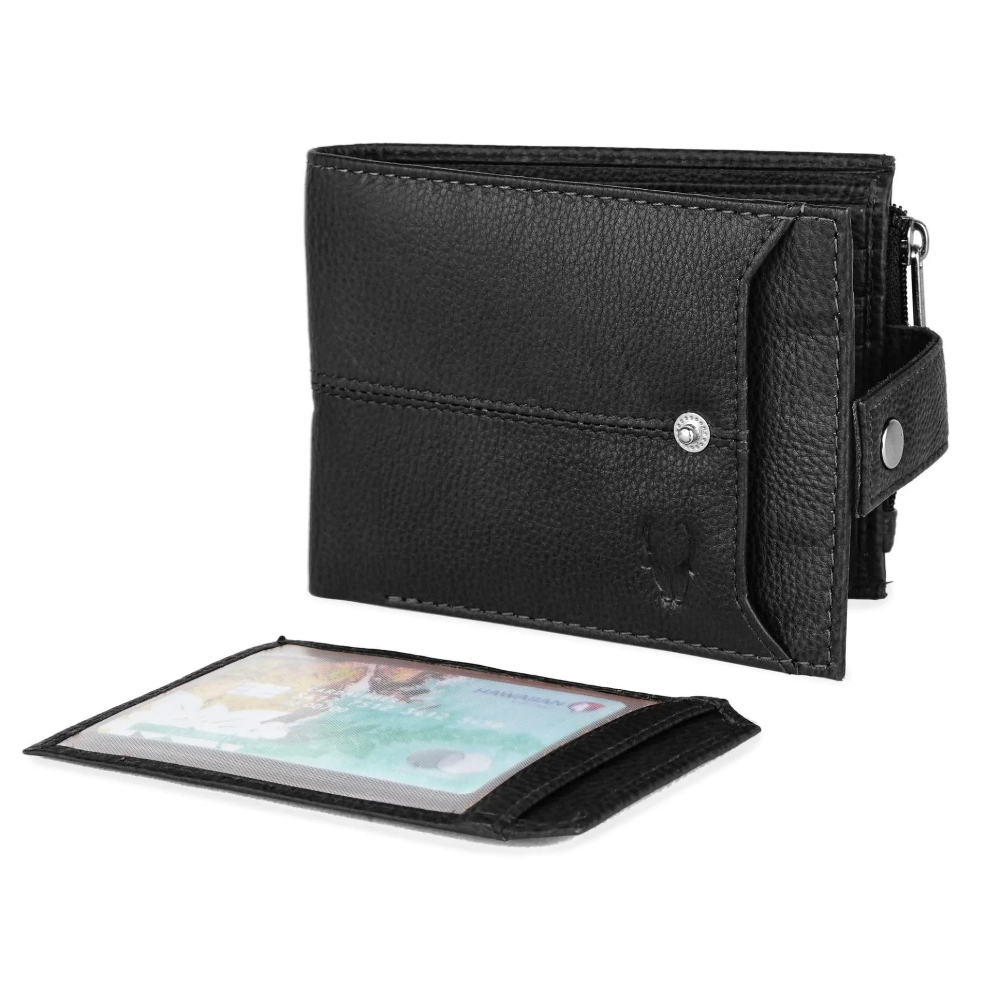 OSCAR RFID Protected Green Hunter Leather Wallet for Men - WILDHORN
