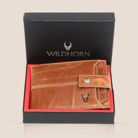 OSCAR RFID Protected Green Hunter Leather Wallet for Men - WILDHORN