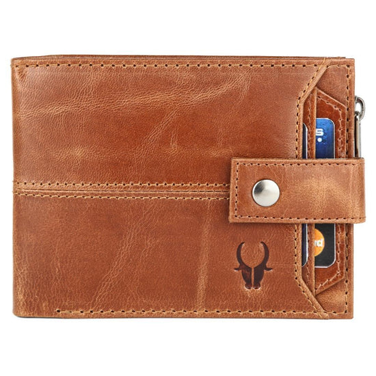 OSCAR RFID Protected Green Hunter Leather Wallet for Men - WILDHORN
