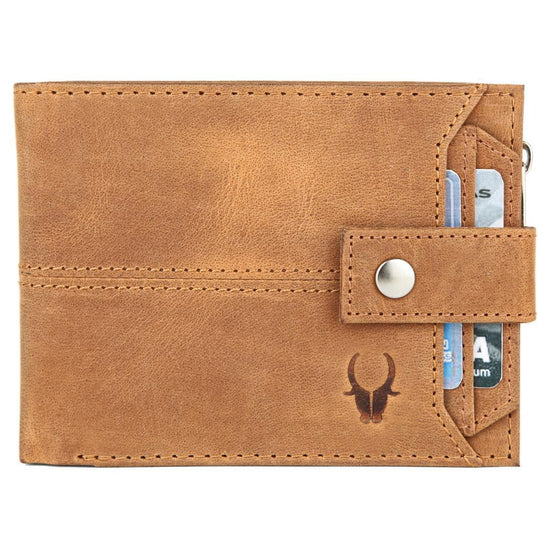 OSCAR RFID Protected Green Hunter Leather Wallet for Men - WILDHORN