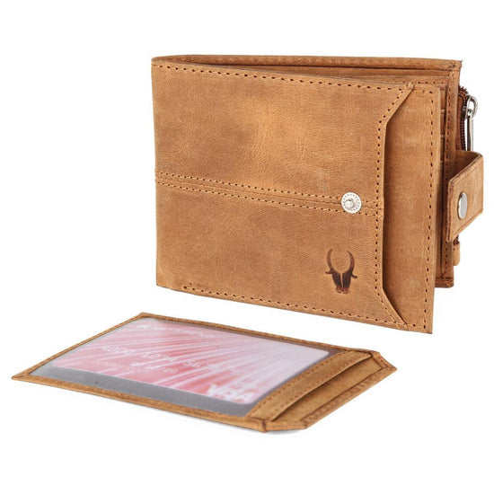 OSCAR RFID Protected Green Hunter Leather Wallet for Men - WILDHORN