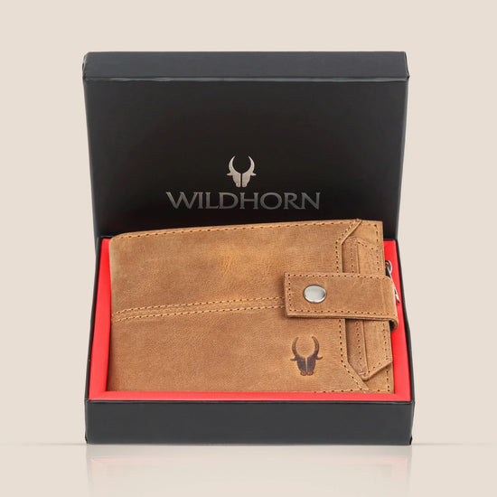 OSCAR RFID Protected Green Hunter Leather Wallet for Men - WILDHORN