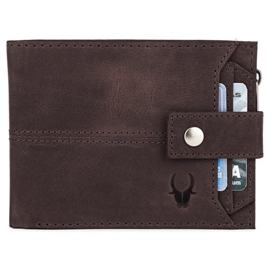 OSCAR RFID Protected Green Hunter Leather Wallet for Men - WILDHORN