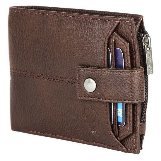 OSCAR RFID Protected Green Hunter Leather Wallet for Men - WILDHORN