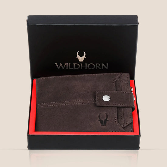 OSCAR RFID Protected Green Hunter Leather Wallet for Men - WILDHORN