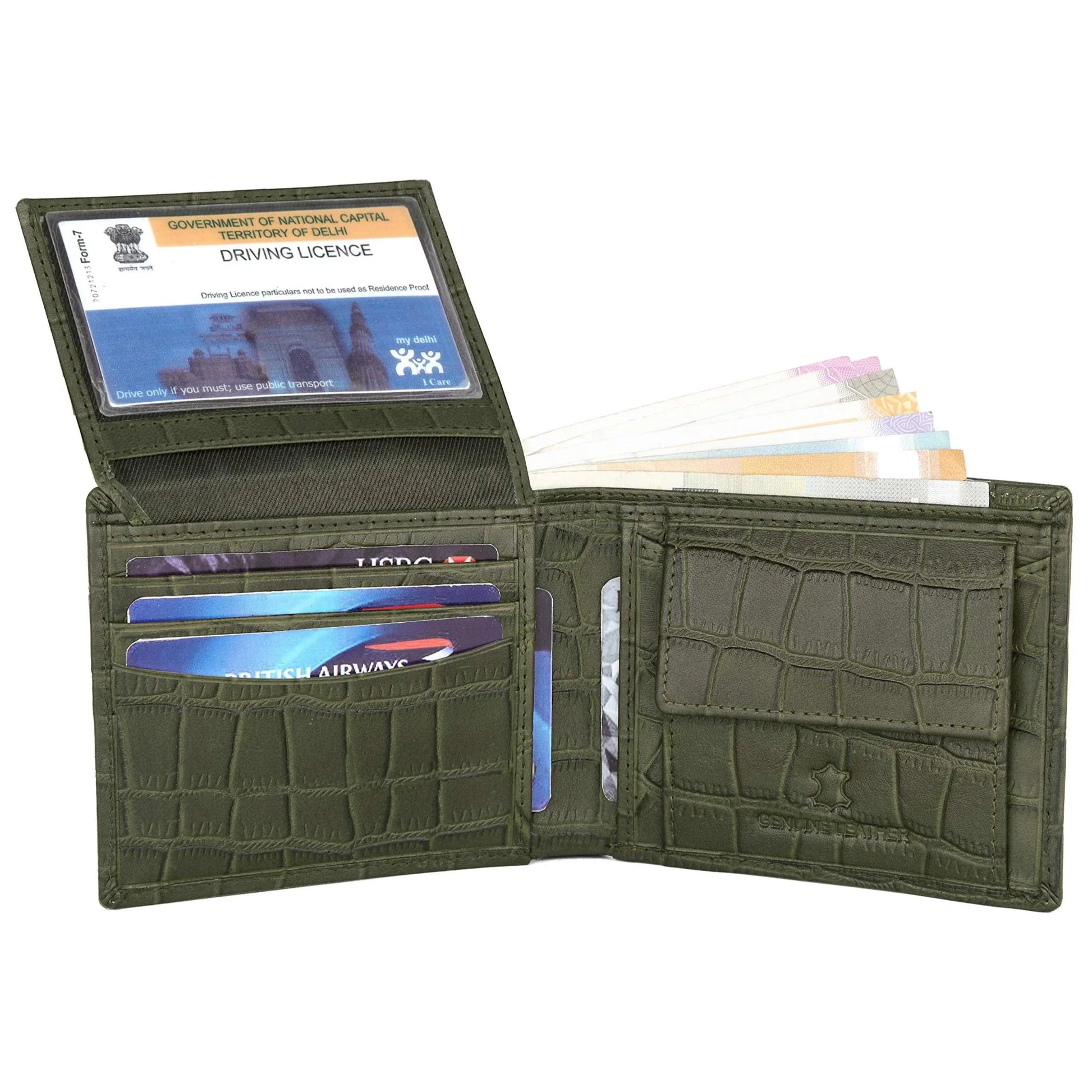 OSLO RFID Protected Leather Wallet for Men - WILDHORN