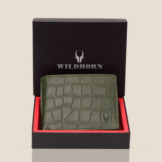 OSLO RFID Protected Leather Wallet for Men - WILDHORN