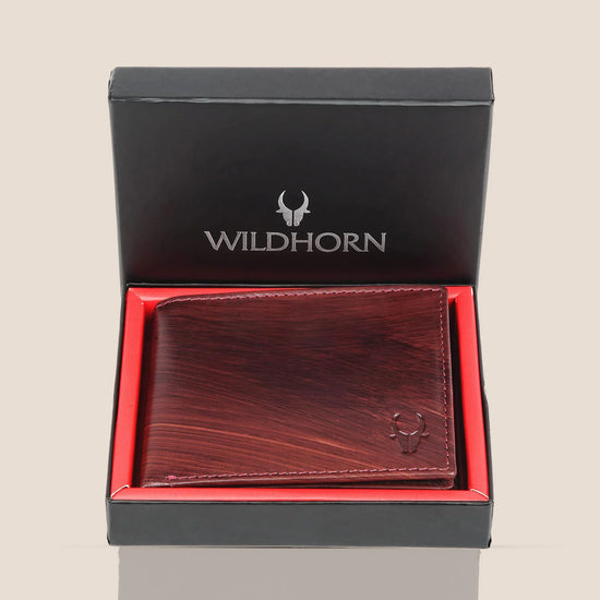 OSLO RFID Protected Leather Wallet for Men - WILDHORN