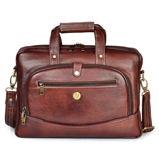 PENNYSYLVANIA Leather Laptop Messenger Bag for Men - WILDHORN