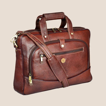 PENNYSYLVANIA Leather Laptop Messenger Bag for Men - WILDHORN