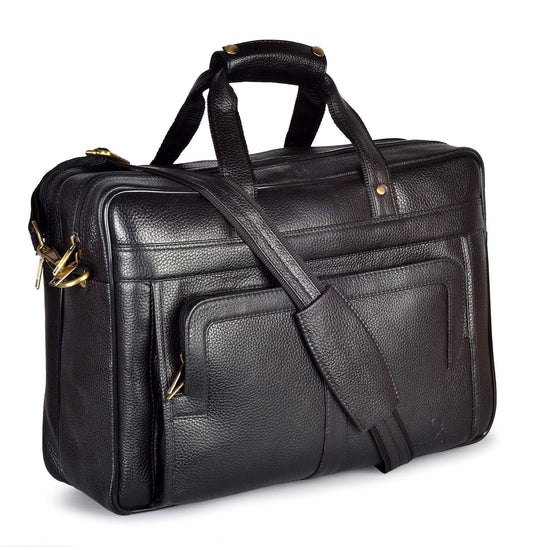 RHODE Leather Laptop Messenger Bag for Men - WILDHORN