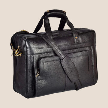 RHODE Leather Laptop Messenger Bag for Men - WILDHORN