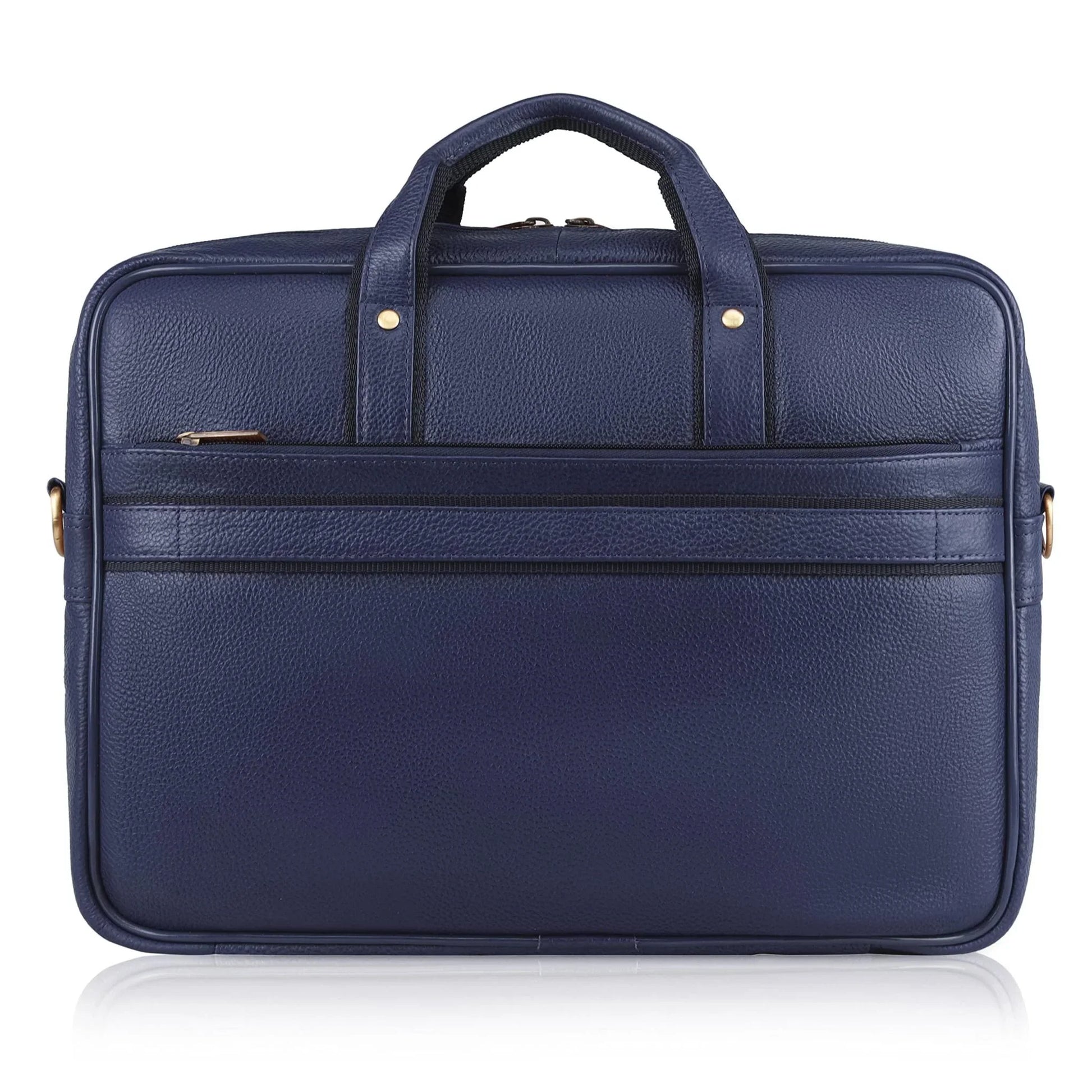 RICHMOND Leather Laptop Messenger Bag for Men - WILDHORN