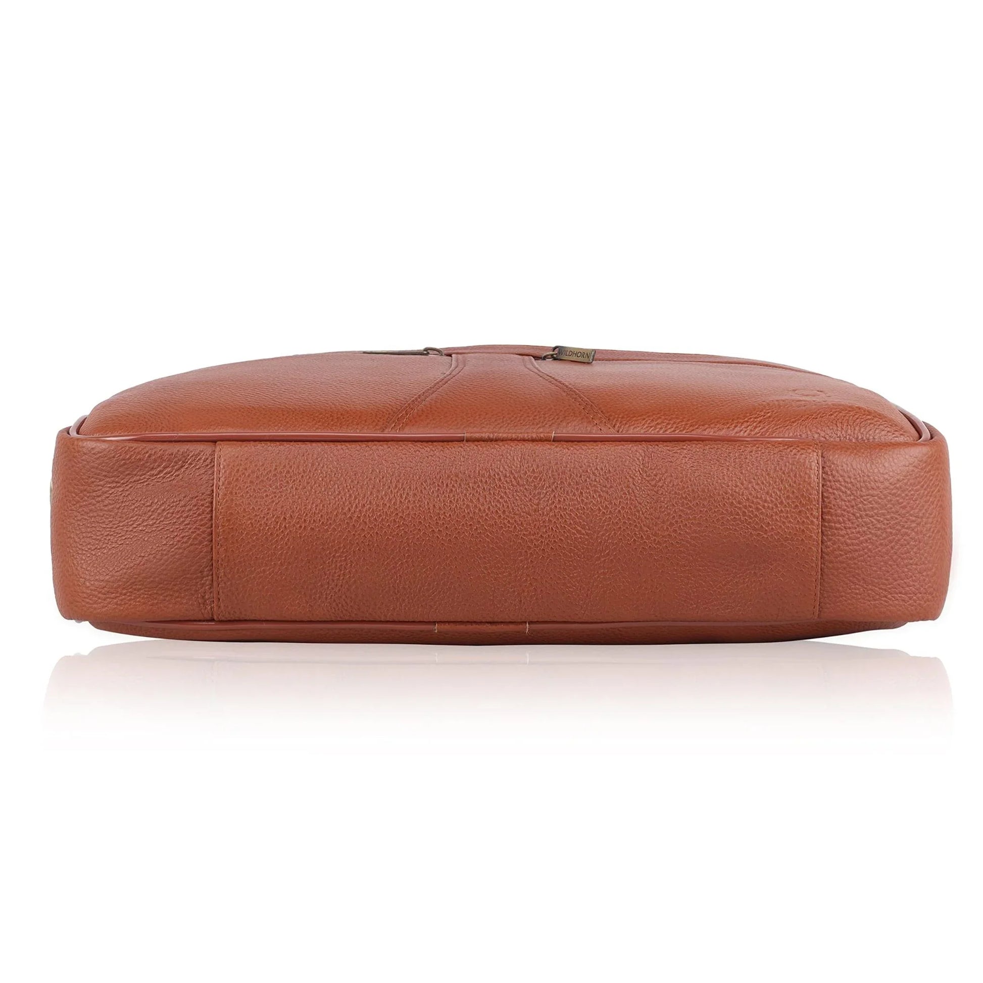 RICHMOND Leather Laptop Messenger Bag for Men - WILDHORN