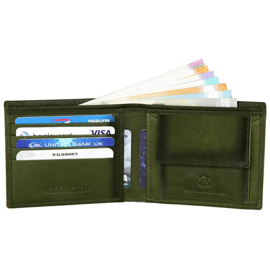 ROBERT RFID Protected Leather Wallet for Men - WILDHORN