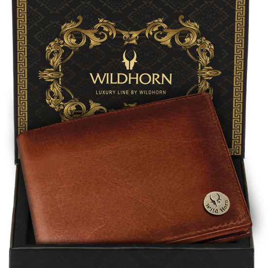 ROBERT RFID Protected Leather Wallet for Men - WILDHORN