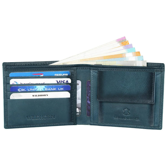 ROBERT RFID Protected Leather Wallet for Men - WILDHORN