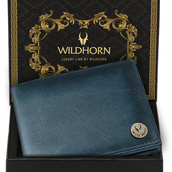ROBERT RFID Protected Leather Wallet for Men - WILDHORN