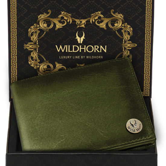 ROBERT RFID Protected Leather Wallet for Men - WILDHORN