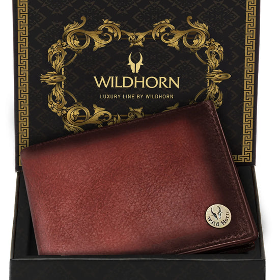 ROBERT RFID Protected Leather Wallet for Men - WILDHORN