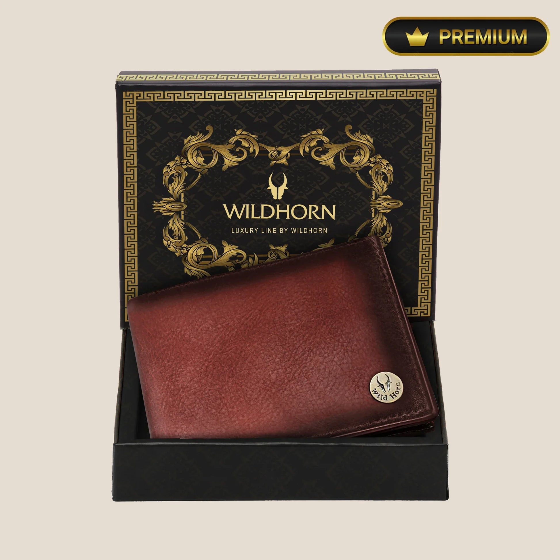 ROBERT RFID Protected Leather Wallet for Men - WILDHORN