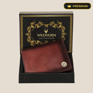 ROBERT RFID Protected Leather Wallet for Men - WILDHORN