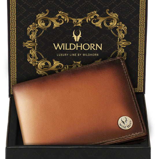 ROBERT RFID Protected Leather Wallet for Men - WILDHORN