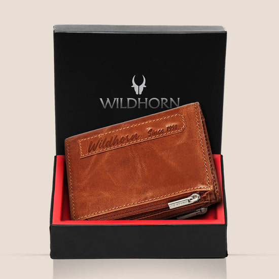 ROMAN RFID Protected Leather Wallet for Men - WILDHORN