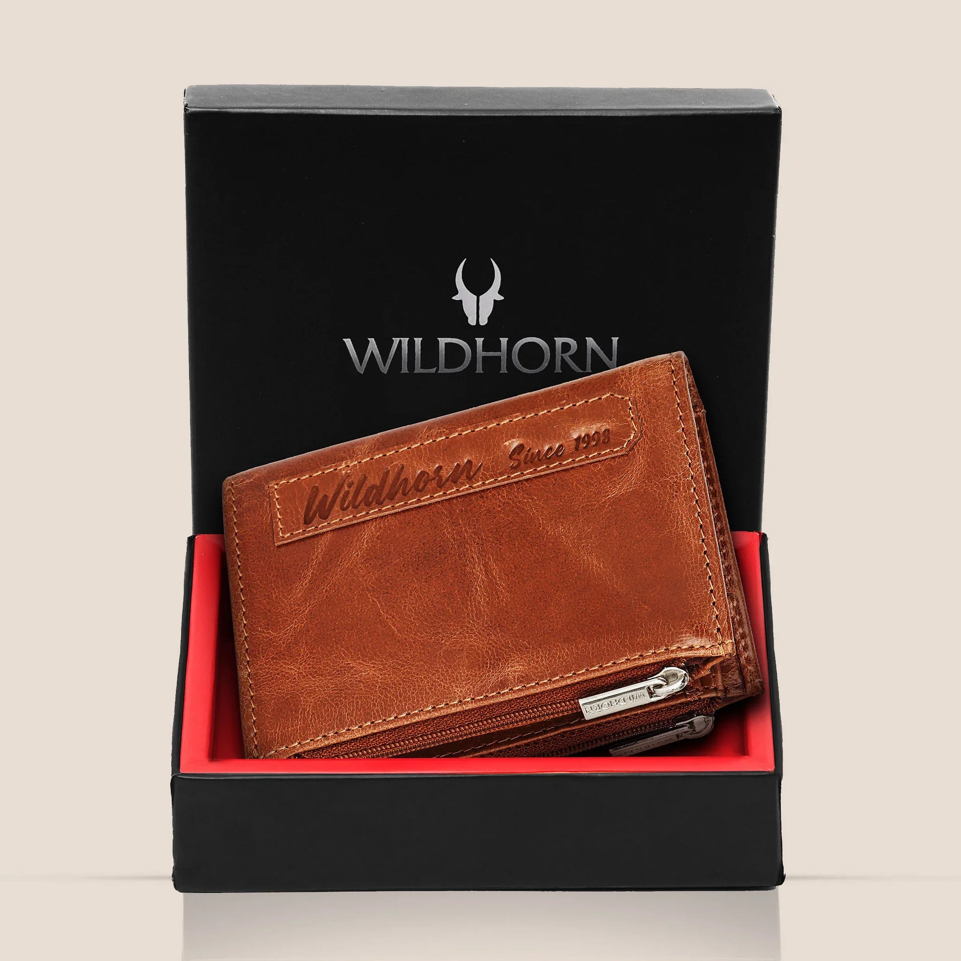 ROMAN RFID Protected Leather Wallet for Men - WILDHORN