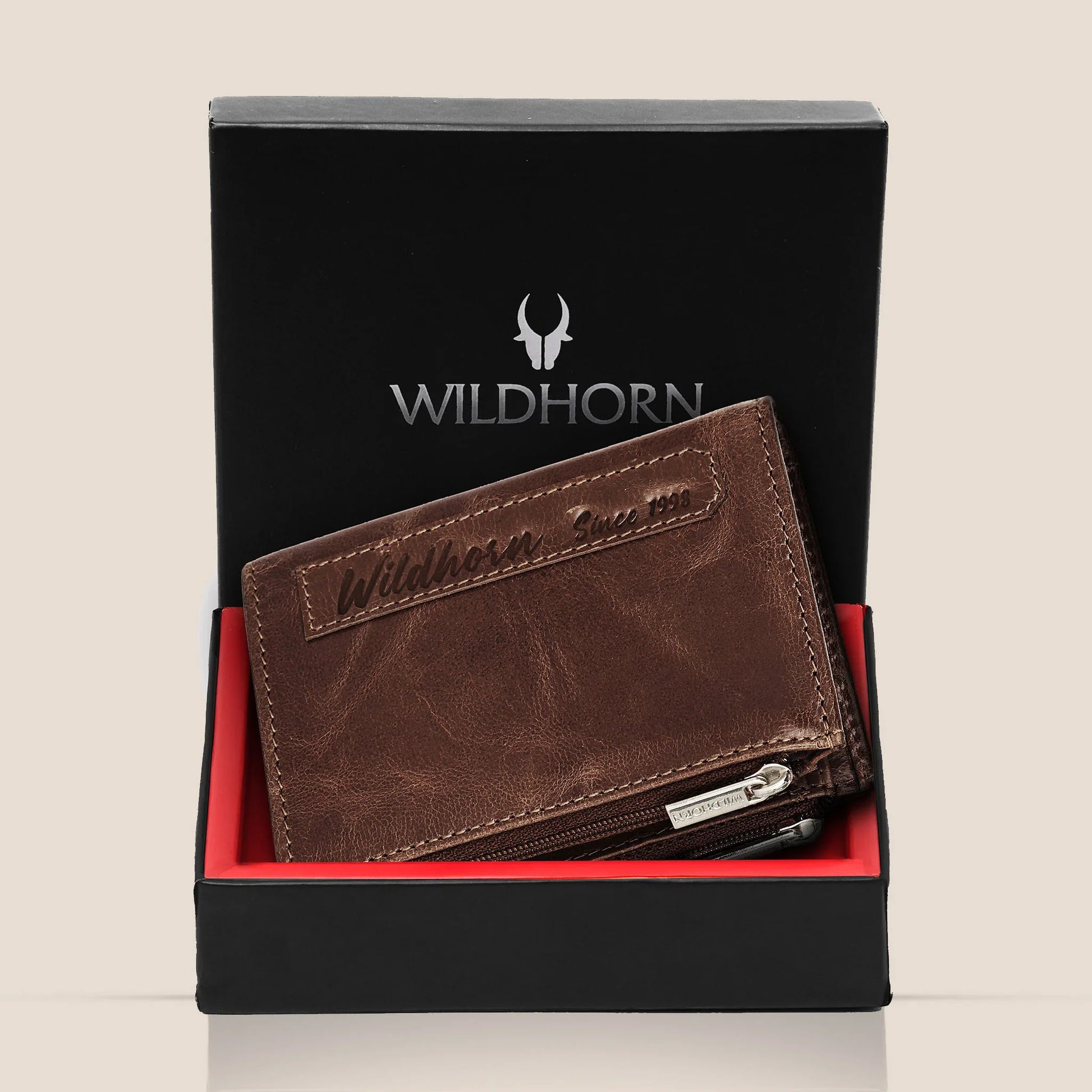 ROMAN RFID Protected Leather Wallet for Men - WILDHORN