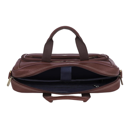 ROXTON Leather Laptop Messenger Bag for Men - WILDHORN