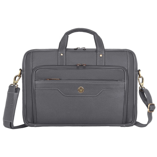ROXTON Leather Laptop Messenger Bag for Men - WILDHORN