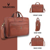 ROXTON Leather Laptop Messenger Bag for Men - WILDHORN