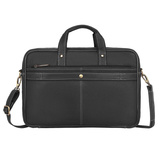 ROXTON Leather Laptop Messenger Bag for Men - WILDHORN
