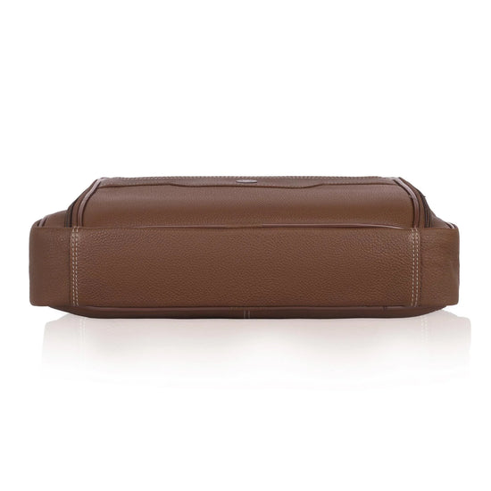 ROXTON Leather Laptop Messenger Bag for Men - WILDHORN