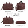 ROXTON Leather Laptop Messenger Bag for Men - WILDHORN