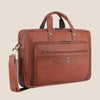 ROXTON Leather Laptop Messenger Bag for Men - WILDHORN