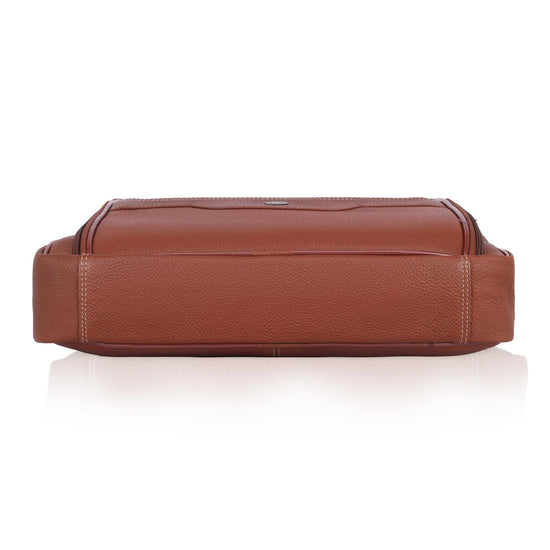ROXTON Leather Laptop Messenger Bag for Men - WILDHORN
