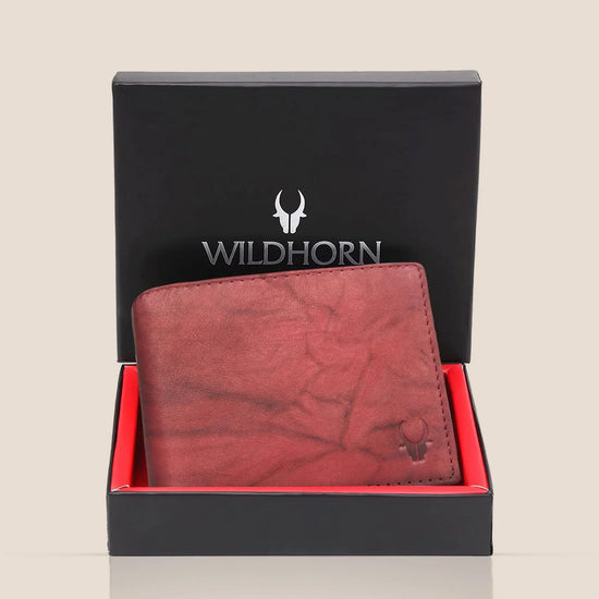 SANDRO RFID Protected Leather Wallet for Men - WILDHORN