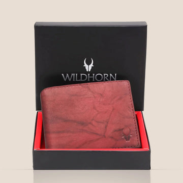 SANDRO RFID Protected Leather Wallet for Men - WILDHORN