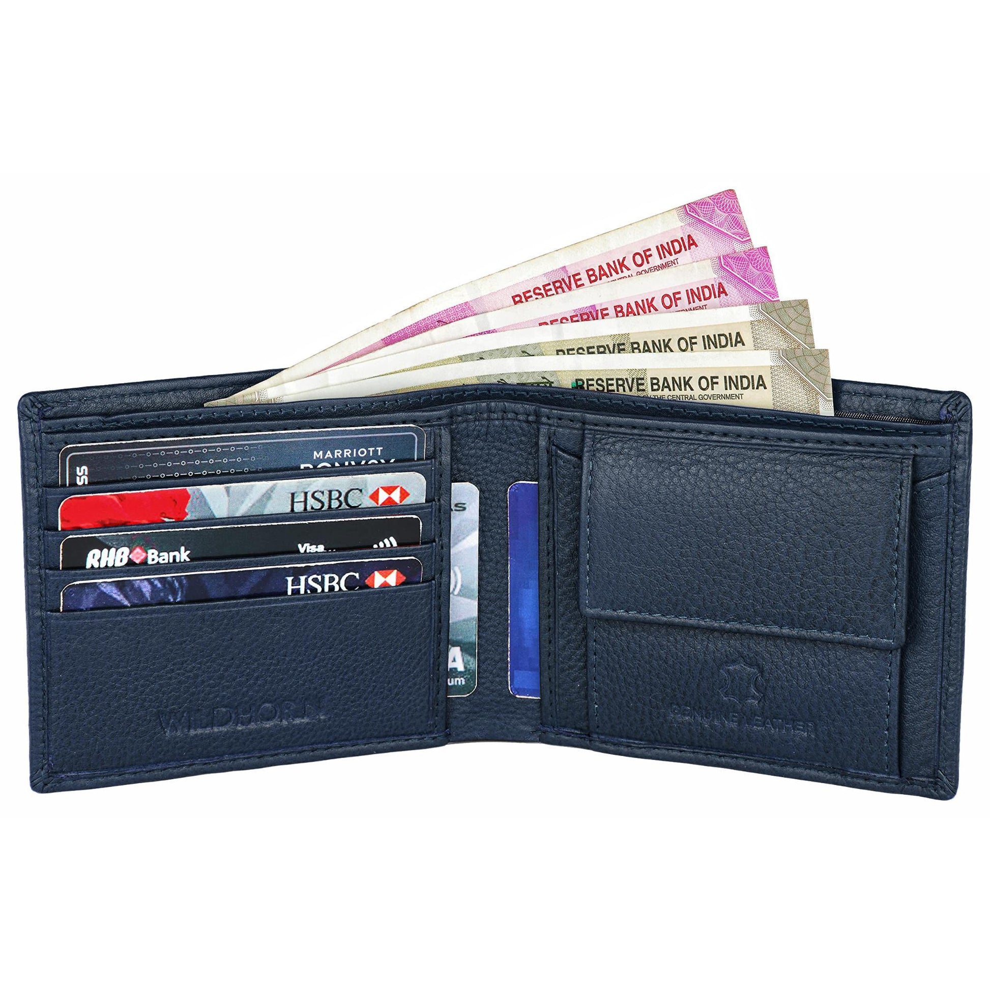 SCOTTSDALE Leather Wallet, Keychain & Pen Gift Hamper for Men - WILDHORN