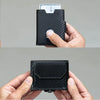 SEOL RFID Protected Unisex Carbon Fiber Leather Card Holder - WILDHORN