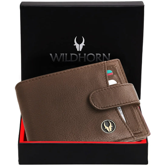 SEOUL RFID Protected Leather Wallet for Men - WILDHORN