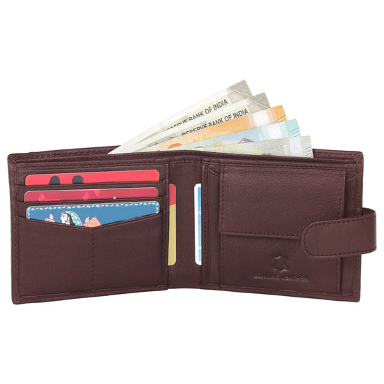 SEOUL RFID Protected Leather Wallet for Men - WILDHORN
